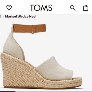 Tom’s wedge heels